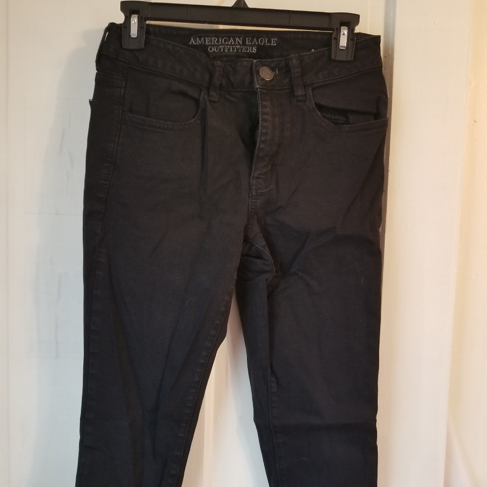 Black high rise skinny Jean's